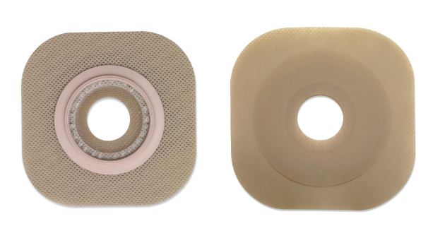 HOL16106 - Ostomy Barrier New Image Flextend Pre-Cut, Extended Wear Without Tape 44 mm Flange Green Code System Hydrocolloid 1-1/4 Inch Opening, Box of 5