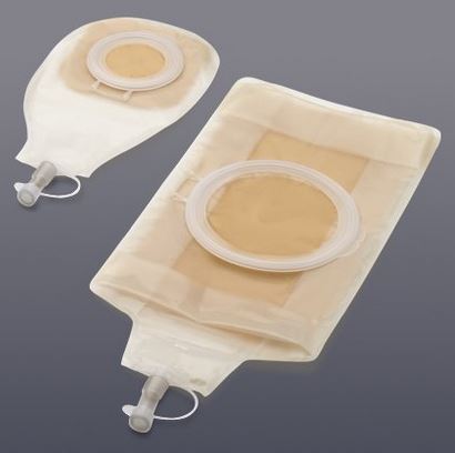 HOL9778 - Wound Drainage Pouch NonSterile FlexWear Skin Flat Barrier Collector, 4in x 8in, Box of 3