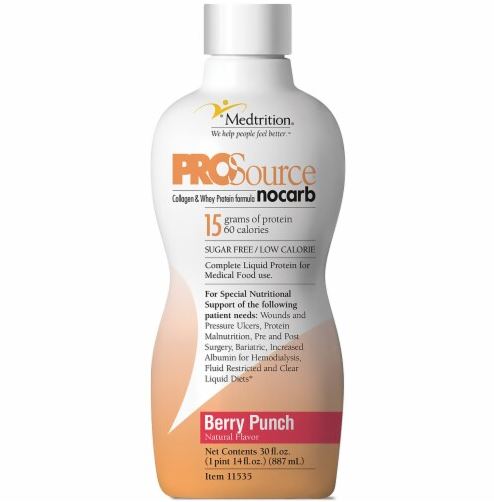 MDT11535 - Prosource NoCarb, Berry Punch 30oz , 4/Case