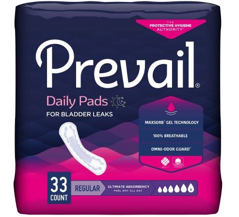 Pad, Prevail, 16in, 33/pk, 4pk/cs (PV-923-1)