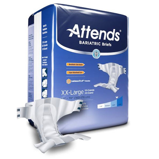 ATTDD50 - 2-Extra Large Heavy Absorbent 63 - 70 Inch Waist 12/Pack, 4 Packs/Case
