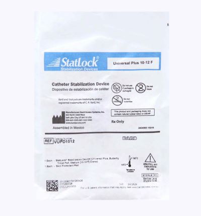 BARVUPD1012 - Catheter / Line Securement Device Statlock Universal Plu ...
