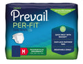 FQPPF-012-2 - Unisex Adult Incontinence Brief Prevail Per-Fit Maximum Plus Medium Disposable Heavy Absorbency, Pack of 20