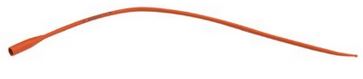 AMSAS44014-AMSure Straight Tip Urethral Catheter Red Rubber 14FR 16in, Case of 100