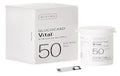 Glucocard Vital test strips packaging with 50 test strips on a white background