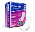 ATTADPMOD-Attends Discreet 10 1/2in Length Moderate Absorbency Bladder Control Pad