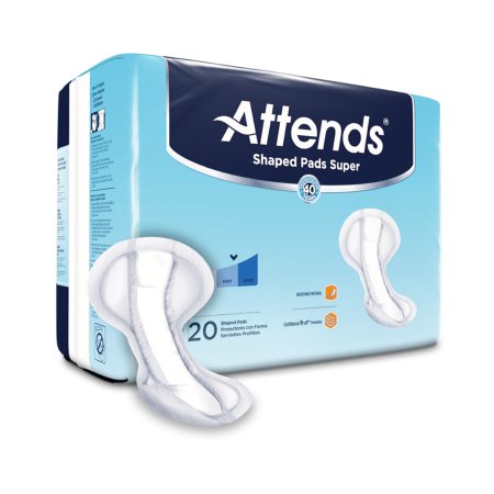 ATTSPSA-Attends Shaped Super 24.5in Length Heavy Absorbency Rapid Lock System One Size Fits Most Unisex Disposable