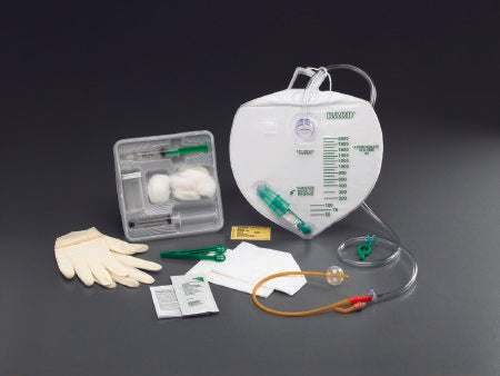 BAR899616-Bardex  Lubricath  Drainage Bag Foley Tray with 16Fr Bardex  2-Way Foley Catheter
