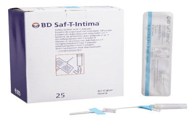 BEC383323-Closed IV Catheter Saf-T-Intima 22G x 3/4in Retracting Needle