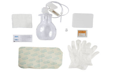 CAR50-7500B-CareFusion PleurX Drainage Kit with 500mL Vacuum Bottle Includes Gauze Pads, Alcohol Pads, Pair of Gloves