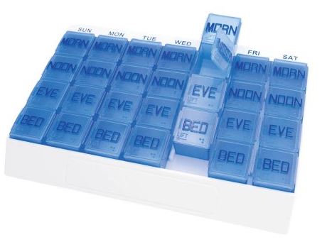 CMP70027L-Pill Organizer Medi Tray 7 Day 4 Dose