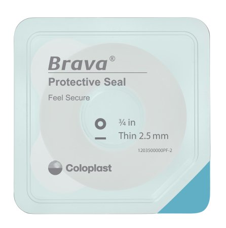 COL12035-Protective Ring Brava Thin Mold to Fit, Standard Wear Universal Polymer Less than 1-1/8 Inch Stoma 1-1/8 D Inch X 2.5 H mm