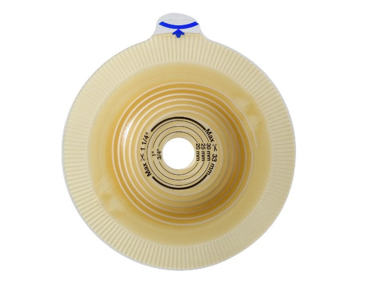 COL14263-Ostomy Barrier Assura Trim to Fit, Standard Wear Pectin Based Adhesive 60 mm Flange, 3/4 to 1-3/4 Inch Opening