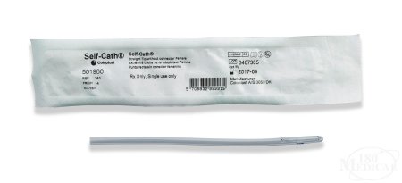 COL240- Self Catheter, 14 Fr, 6in, Female, Box of 30