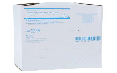 CRD5210PG-Protective Procedure Gown One Size Fits Most Blue NonSterile AAMI Level 3 Disposable