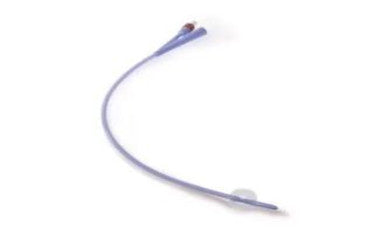 CRD8888760518-Dover 2-Way Straight Tip Foley Catheter 18FR 5cc Balloon All Silicone