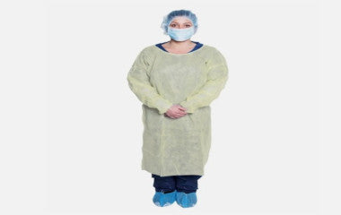 DKL301-Protective Procedure Gown X-Large Unisex Non Sterile Yellow