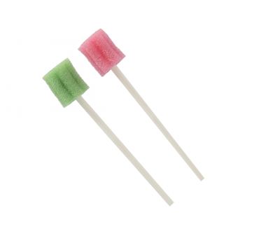 DKLST01-Toothette Swab w/ Dentrifice (Mint), 1/pk, 250 pk/bx, 4 bx/cs