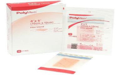 FER405-PolyMem Impregnated Dressing 4in x 5in Polyurethane Glycerin Sterile