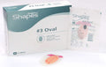 FER8023-PolyMem Shapes Foam Dressing 2in x 3in Oval Adhesive with Border Sterile