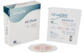 FER8053-PolyMem Shapes 3 1/2in x 5in Oval Adhesive with Border Sterile