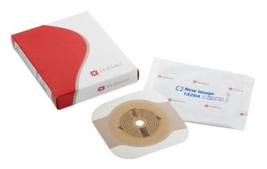 HOL14204-Colostomy Barrier New Image Flextend Trim to Fit, Standard Wear Tape 2-3/4 Inch Flange Blue Code Hydrocolloid Up to 2-1/4 Inch Stoma