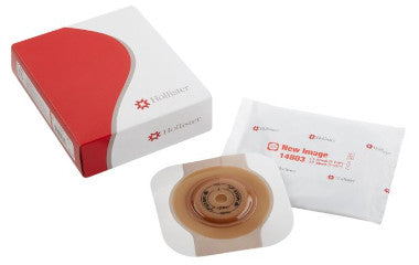 HOL14803-FlexTend Colostomy Barrier Trim to Fit, Extended Wear Ostomy Wafer Tape 2 1/4in Flange Red Code Hydrocolloid Up to 1 1/2in Stoma