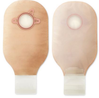 HOL18004-New Image Two-Piece System 12in Length Drainable Ostomy Pouch