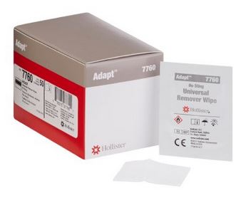 HOL7760-Adapt Adhesive Remover Wipes, Box of 50
