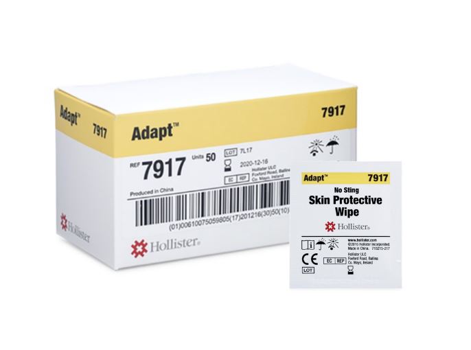 HOL7917-Adapt Skin Prep Wipes / Skin Barrier Wipes, Box of 50