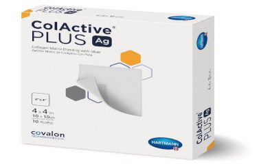HRT10340000-ColActive Plus AG 4in x 4in Square Sterile