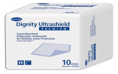 HRT333606-Dignity Ultrashield Premium 30in x 30in Disposable Underpad Fluff / Polymer Moderate Absorbency