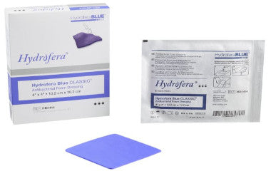 HYDHB4414-Hydrofera Blue Classic 4in x 4in Square Non-Adhesive without Border Sterile