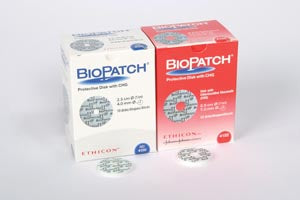 JOH4150-Biopatch Antimicrobial Dressing, 1in, Center Hole 4mm