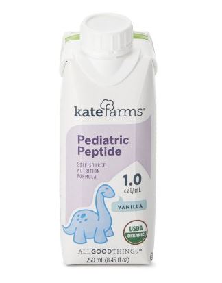 KAT811112030539-Kate Farms Pediatric Peptide 1.0 Vanilla, 8.45 fl oz (250 mL), Case of 12