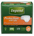 KIM35456-Depend Small / Medium Disposable Adult Incontinence Brief Heavy Absorbency