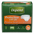 KIM35458-Depend Large / X-Large Disposable Brief Heavy Absorbency