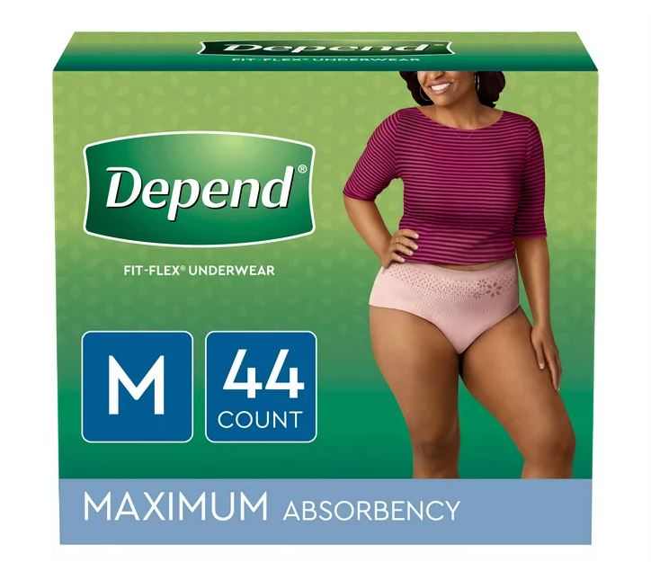 KIM48485-Depend FIT-FLEX Pull On Medium Disposable Heavy Absorbency