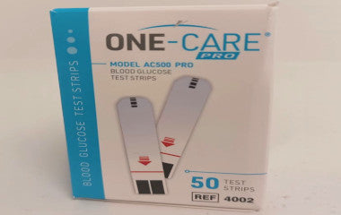 LMPOC-TS50-One-Care Glucose Test Strips, 50 per Box