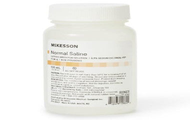 MCK37-6240-Sterile Saline for Irrigation 100mL, Screw Top