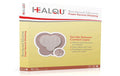 MEG9020577-HealQu Silicone Foam Sacrum Dressing, Adhesive Border,  7 in. x 7 in. (Box of 5)