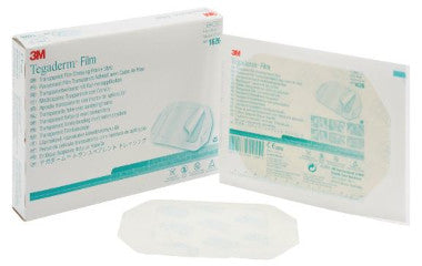 MMM1626-3M Tegaderm Transparent Adhesive Film Dressing, Original Frame Style, Waterproof, Sterile 4in x 4-3/4in