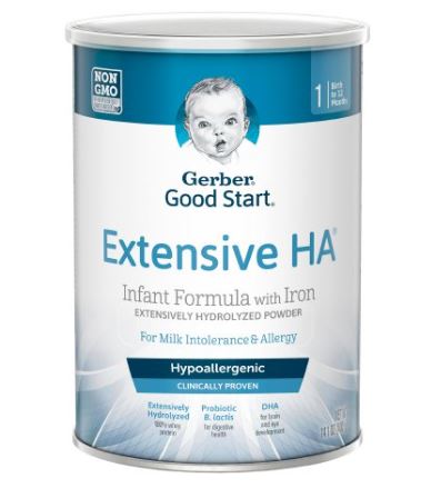NES5000048519-Infant Formula Gerber Extensive HA 14.1 oz. Can Powder