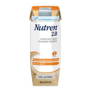 NES9871616230-Nestle Nutren 2.0 Complete Liquid Nutrition Unflavored 8 oz/250mL Can