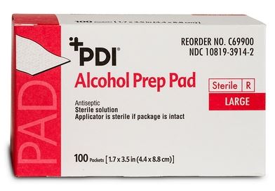 PDIC69900-PDI Isopropyl Alcohol, 70% Individual Packet 2.5in x 3in