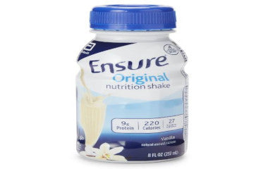 ROS57243-Ensure Oral Supplement, Original Shake, Vanilla Flavor, Liquid 8 oz. Bottle