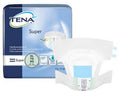 TENA Super adult diaper packaging with product on a white background