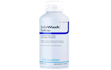 SIO00245-SafeWash Saline Irrigation Solution Sodium Chloride 0.9% Topical Spray Can 7.1oz