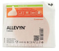 Allevyn bandage package with branding and product details on a white background