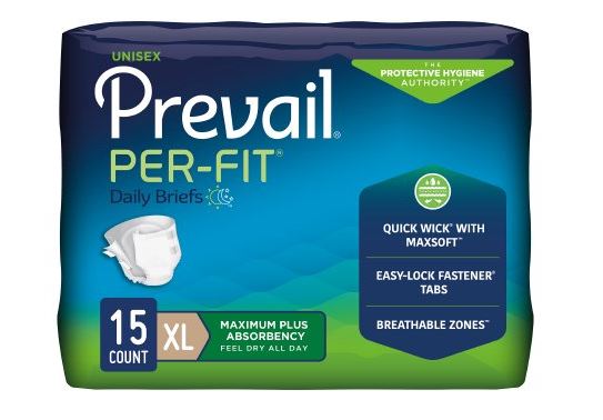 Brief, Prevail, Per-Fit, X-Large, 15/pk, 4 pk/cs (PF-014-1)